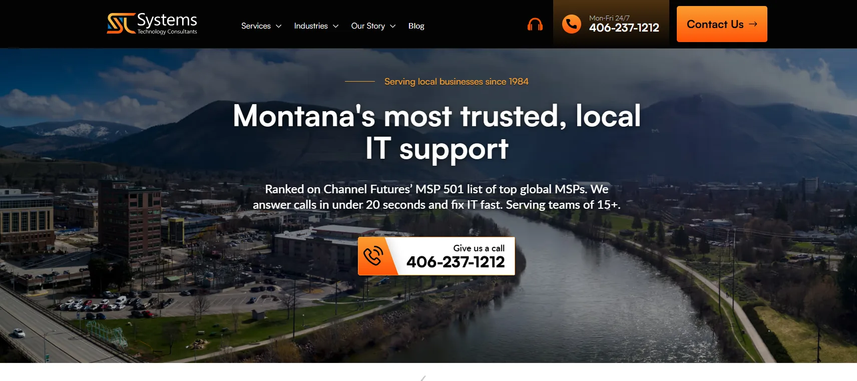 Morrison-Maierle Systems IT services for government contractors Billings MT homepage