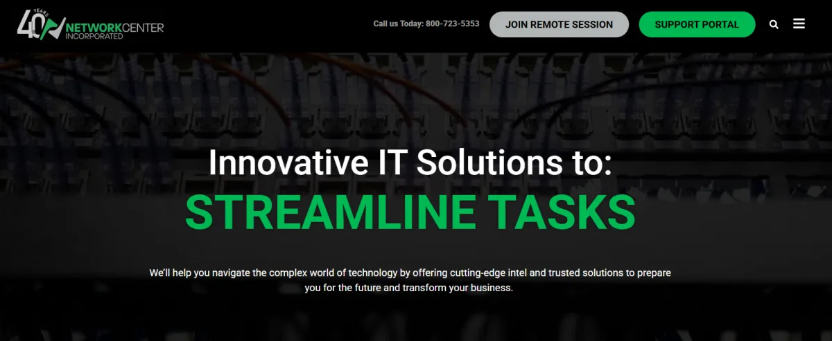 Network Center Incorporated IT solutions Fargo North Dakota homepage