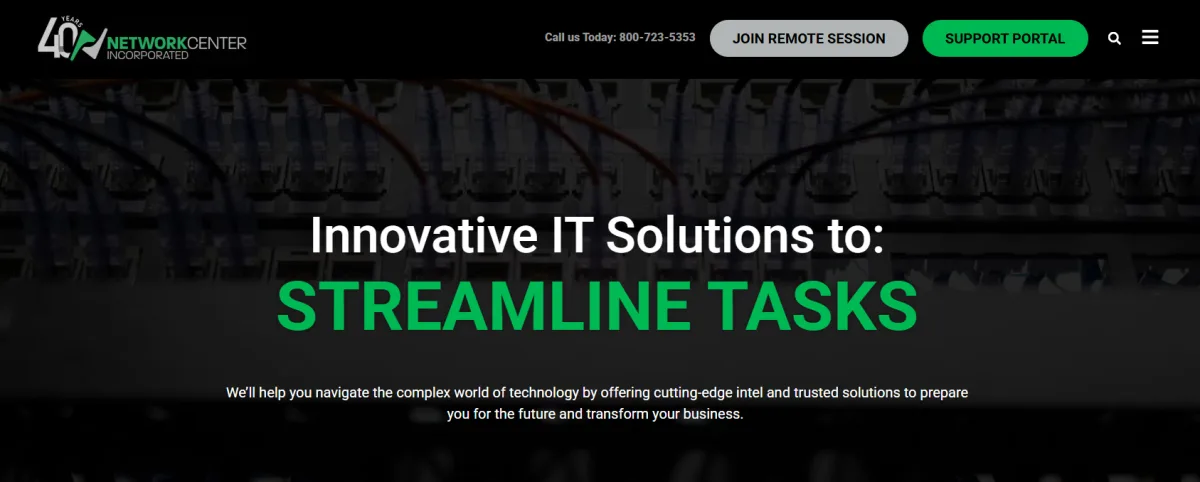 Network Center Incorporated Fargo IT solutions homepage