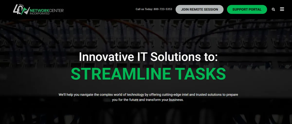 Network Center Incorporated employee-owned IT services Fargo North Dakota homepage
