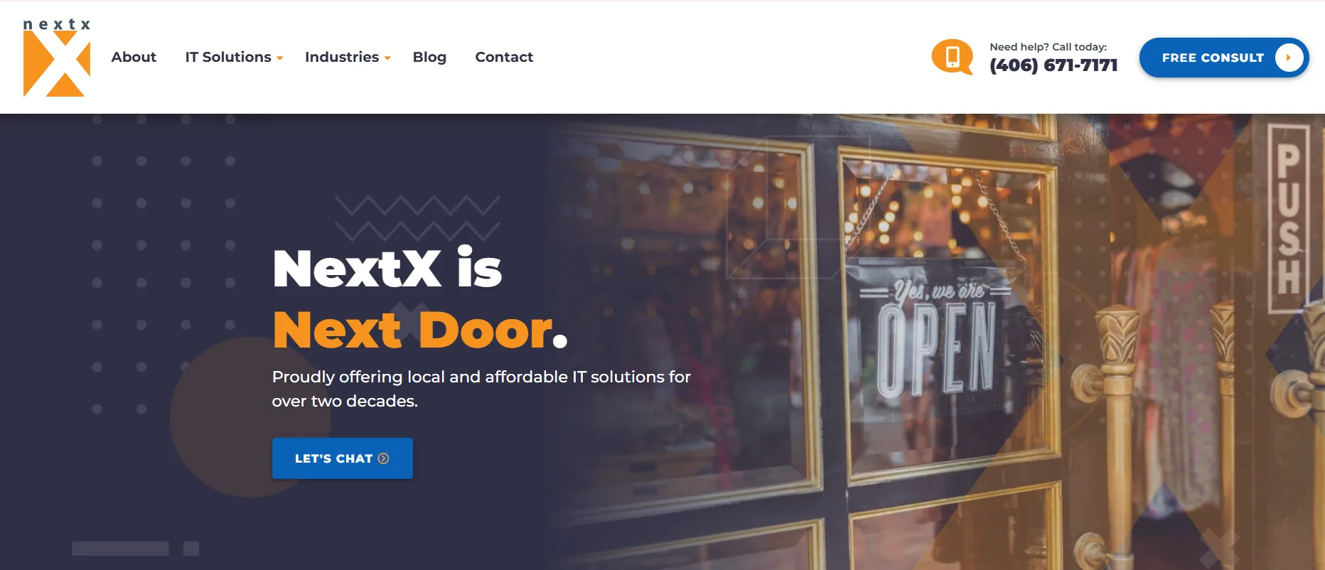 NextX Communications IT services Billings MT homepage
