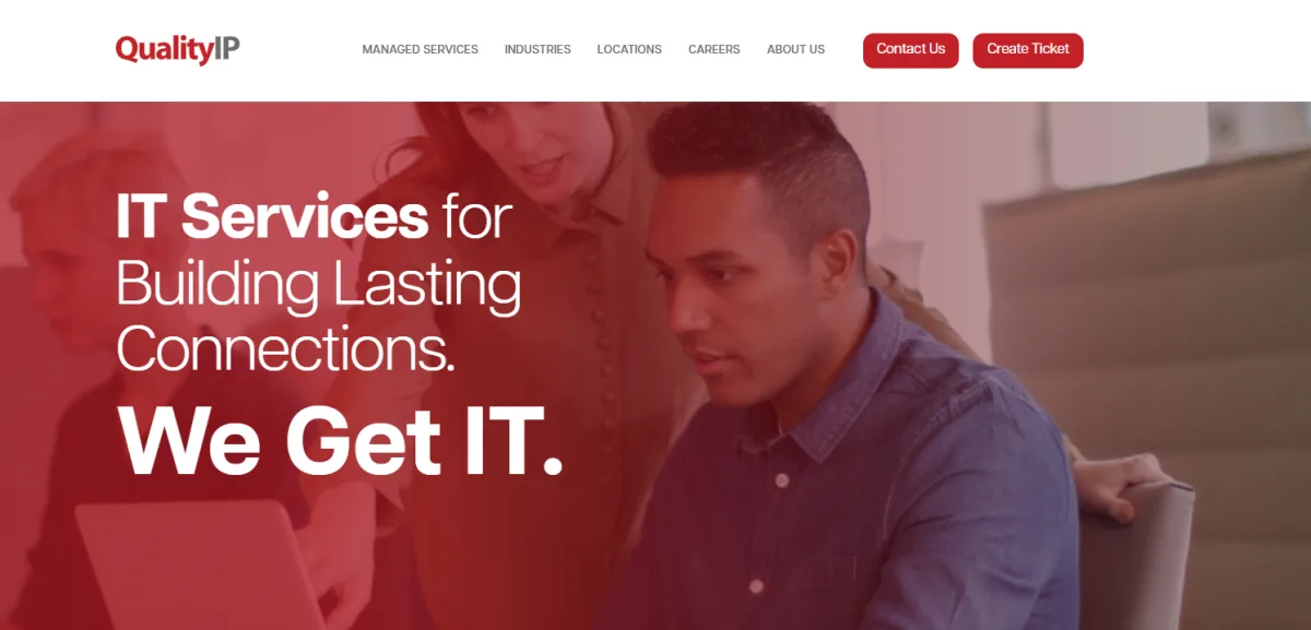 QualityIP managed IT services Kent Ohio homepage