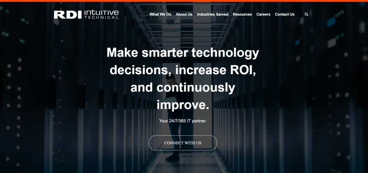 RDI Intuitive Technical healthcare IT services Dayton Ohio homepage