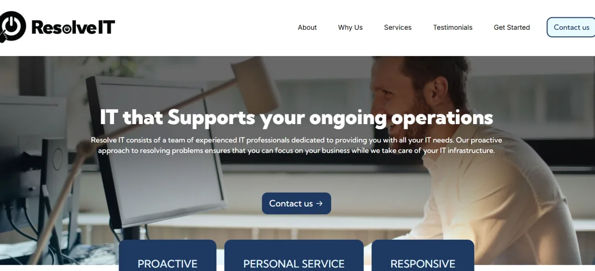 Resolve IT Springfield Missouri managed IT homepage