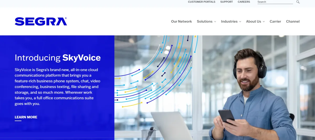 Segra government IT infrastructure Columbia SC homepage