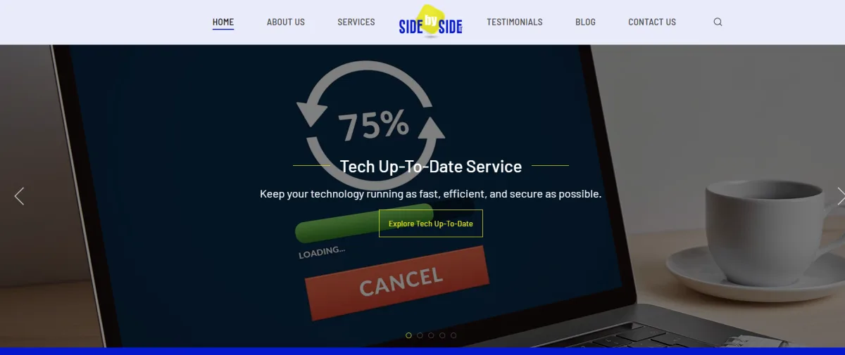 Side by Side IT Columbia Missouri small business IT support homepage
