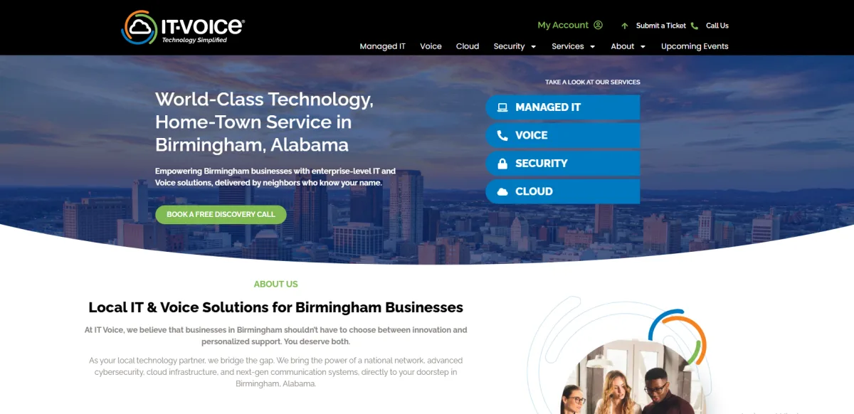 Slappey Communications IT Voice managed IT VoIP Birmingham AL homepage