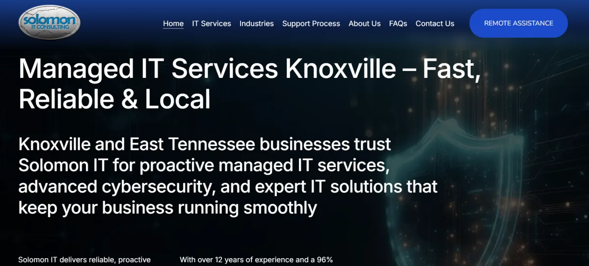 Solomon IT CMMC compliance Oak Ridge homepage