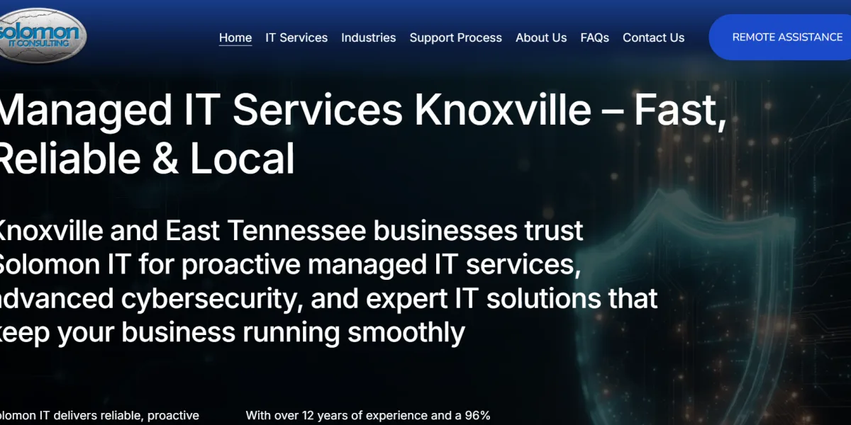 Solomon IT Consulting compliance-focused managed IT services Knoxville, TN — homepage