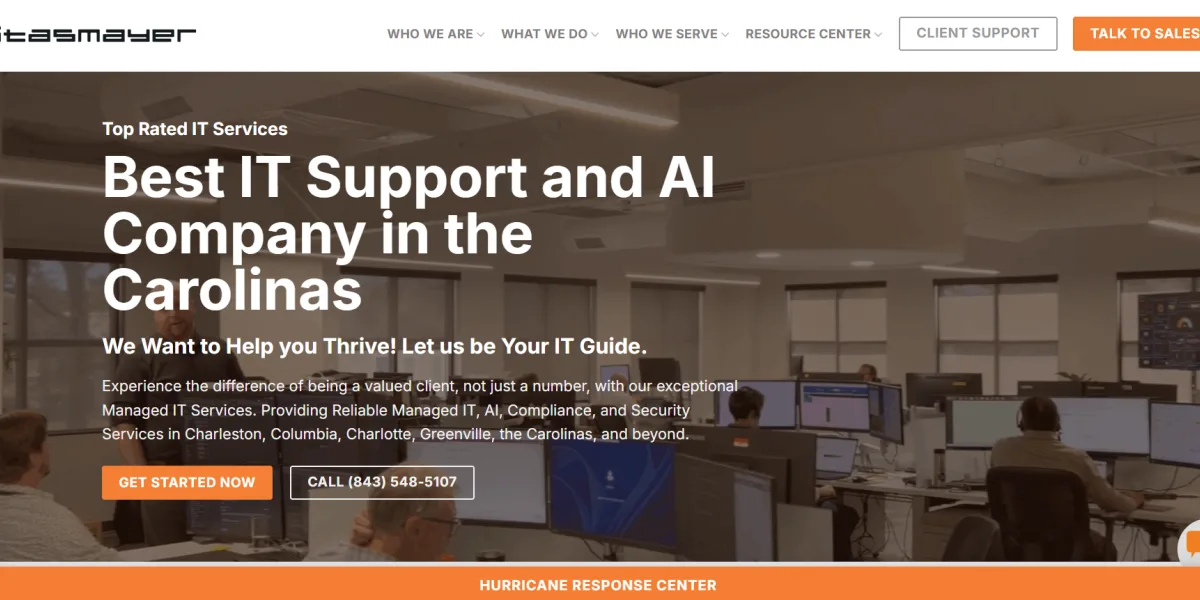 Stasmayer managed IT services Columbia SC homepage