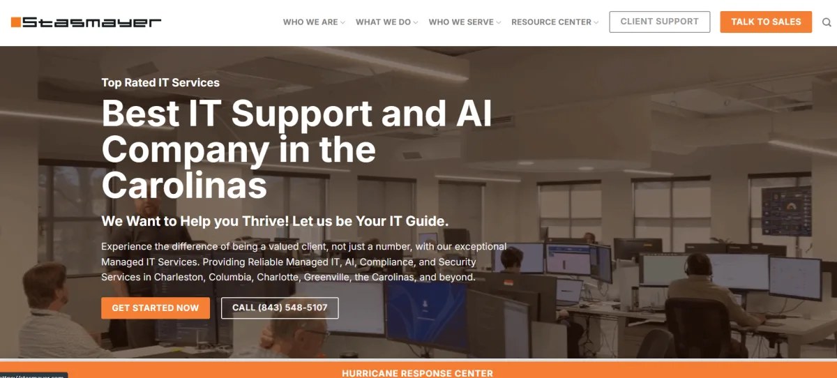 Stasmayer managed IT services for law and accounting firms Columbia, SC — homepage