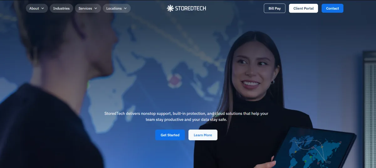 StoredTech legal IT services multi-office Albany New York homepage