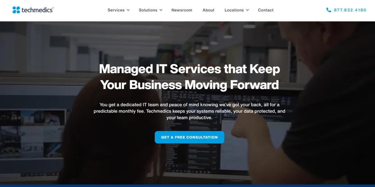 Techmedics IT support Albuquerque NM homepage