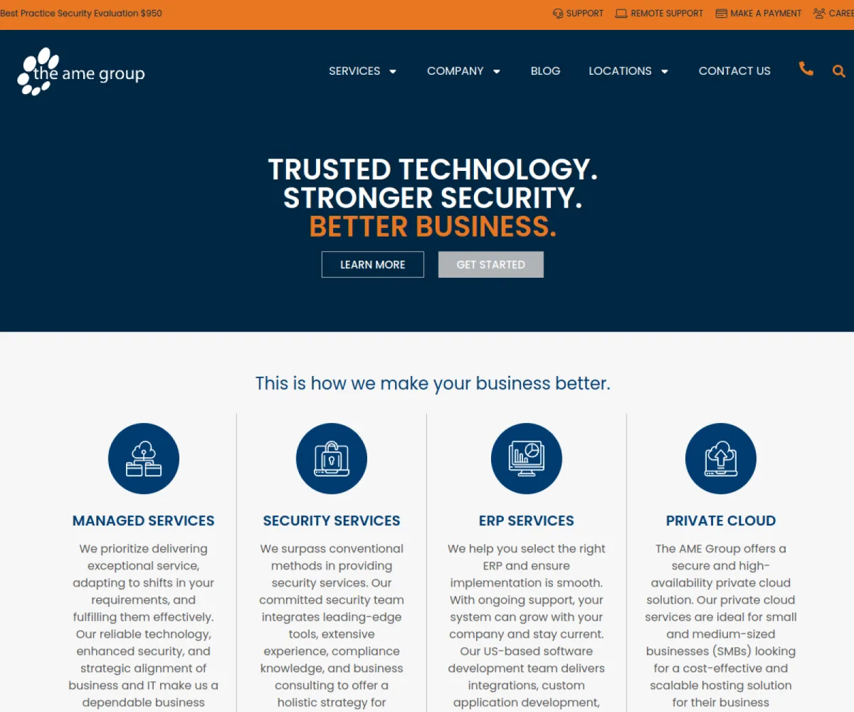 The AME Group formerly Integrity IT Lexington KY managed IT and ERP homepage