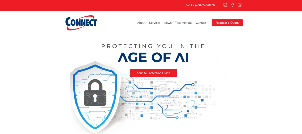 The Connect Group protecting you in the age of AI homepage