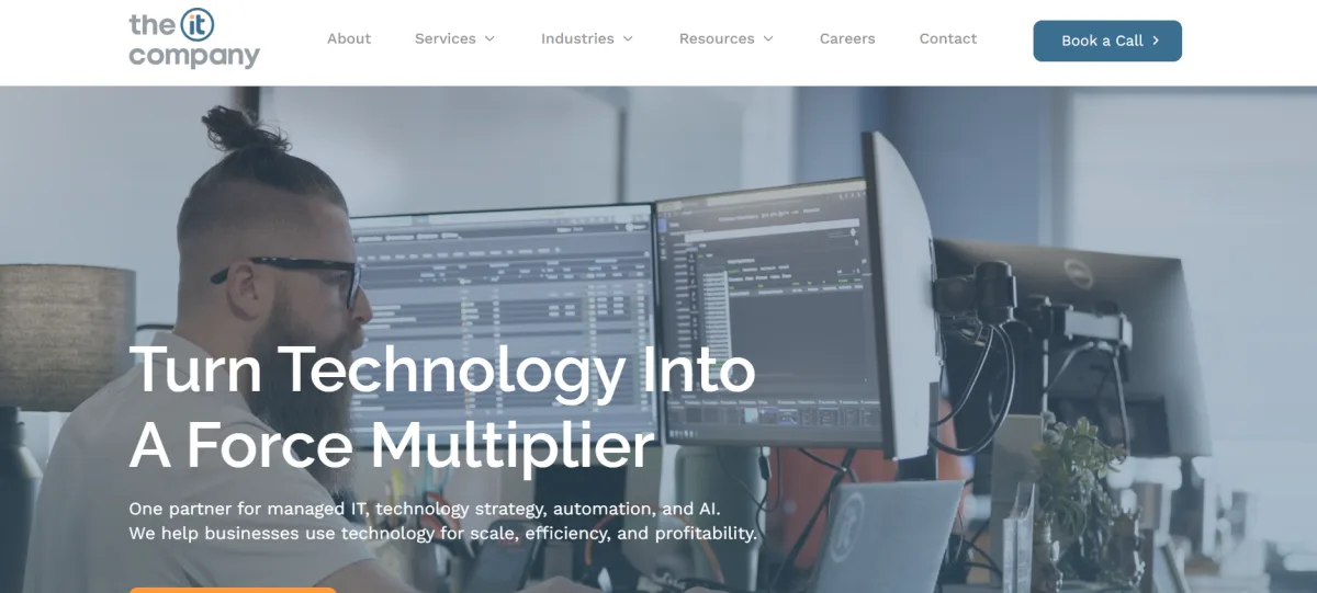 The IT Company managed IT services Knoxville homepage