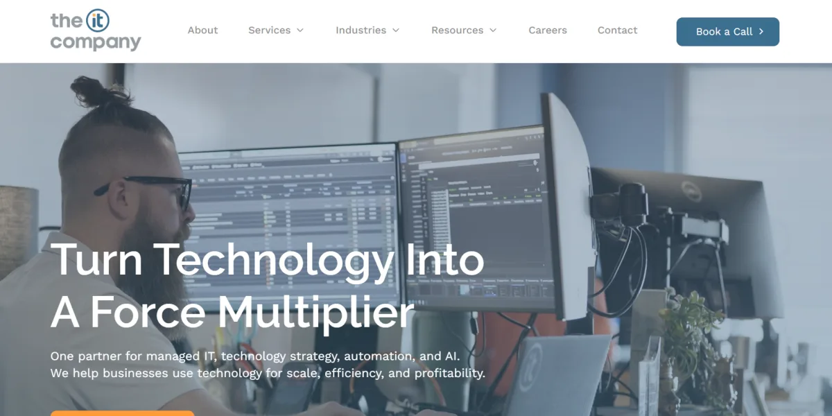 The IT Company homepage healthcare IT provider Knoxville, TN