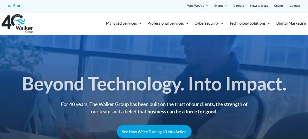 The Walker Group managed IT Farmington CT homepage