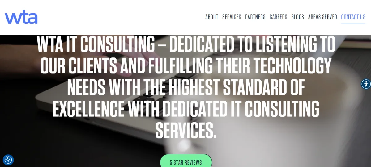 WTA Consulting Toledo Ohio IT consulting homepage