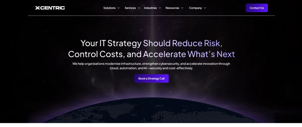 X-Centric IT Solutions Madison higher education homepage