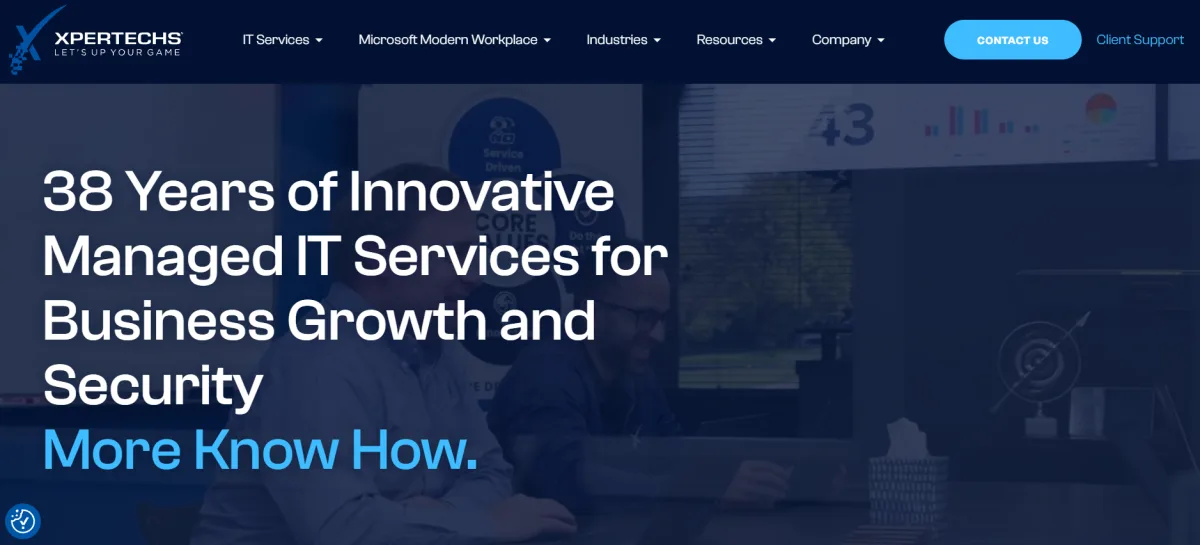 XPERTECHS managed IT services for law firms homepage
