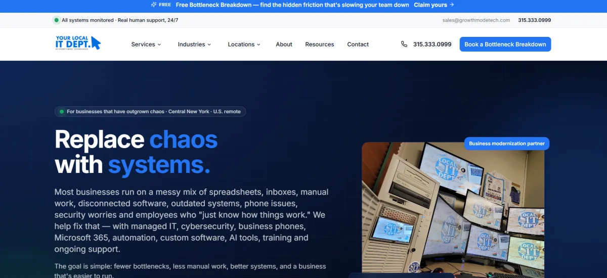 Your Local IT Dept East Syracuse managed IT homepage