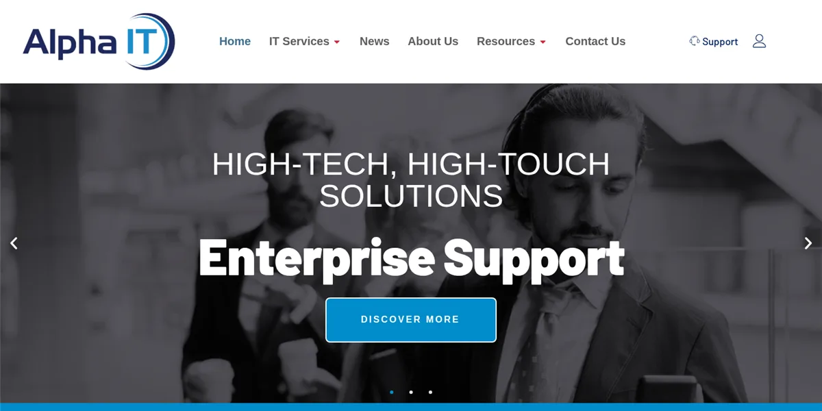 Alpha IT managed IT and IT governance for Eugene professional services firms, ranked #2 with a Trust Score of 6.1/10, homepage