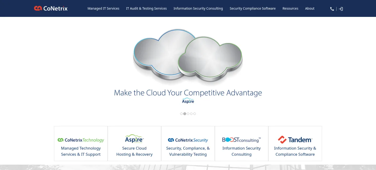 CoNetrix IT services and compliance Lubbock — homepage