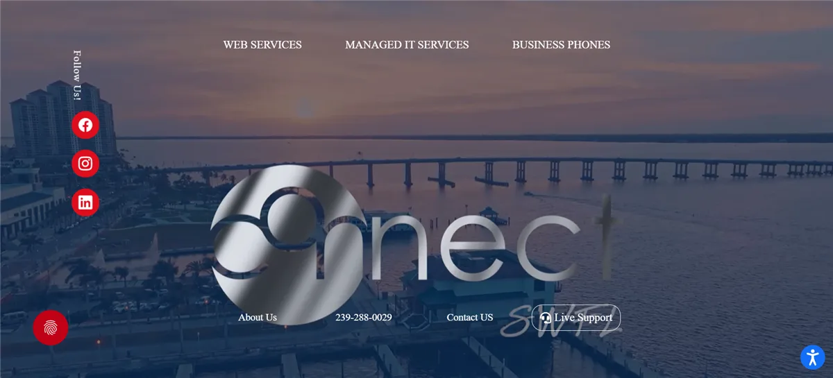 Connect SWFL managed IT and web services Fort Myers, ranked #5 for real estate with a Trust Score of 4.8/10, homepage