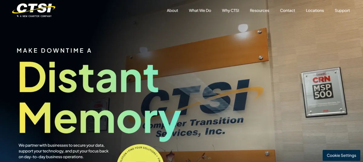 CTSI Computer Transition Services healthcare IT Lubbock homepage
