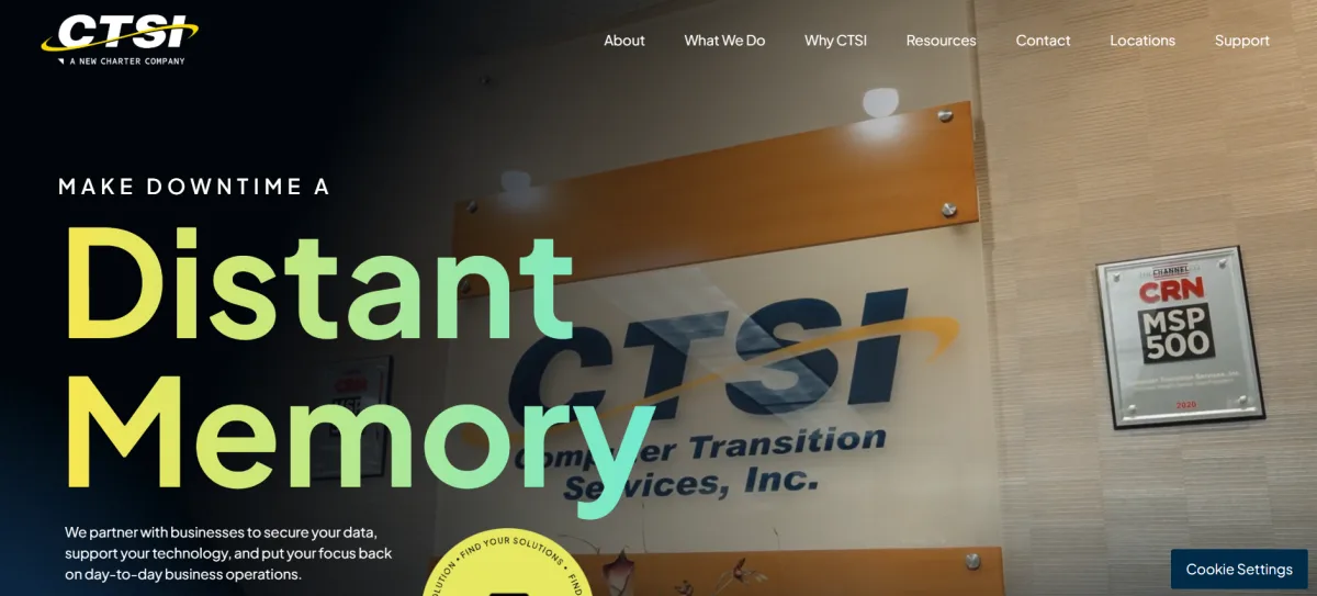 CTSI managed IT services Lubbock professional services — homepage