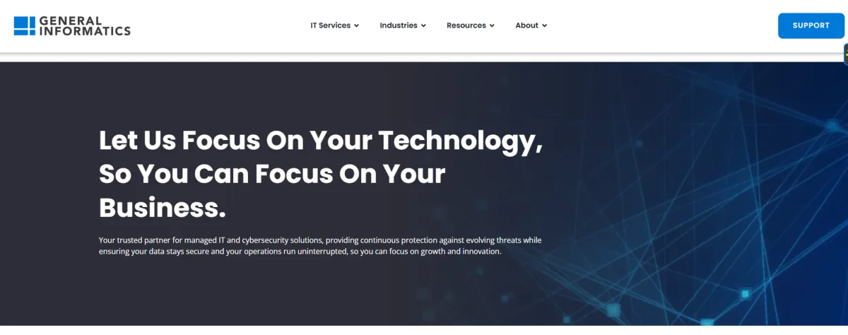 General Informatics managed IT and cybersecurity for Louisiana government &mdash; homepage