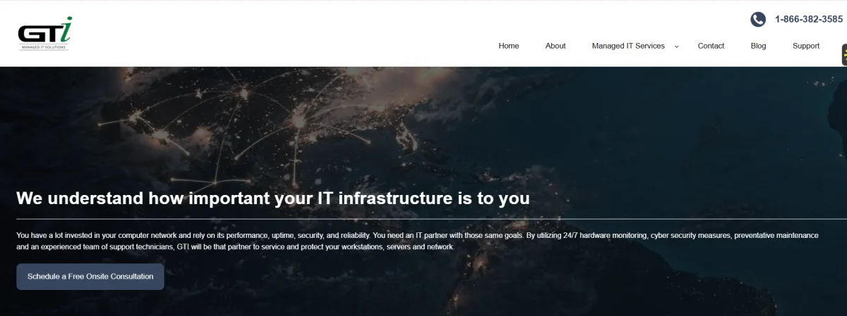 GTI Managed IT Solutions Montgomery Alabama &mdash; homepage