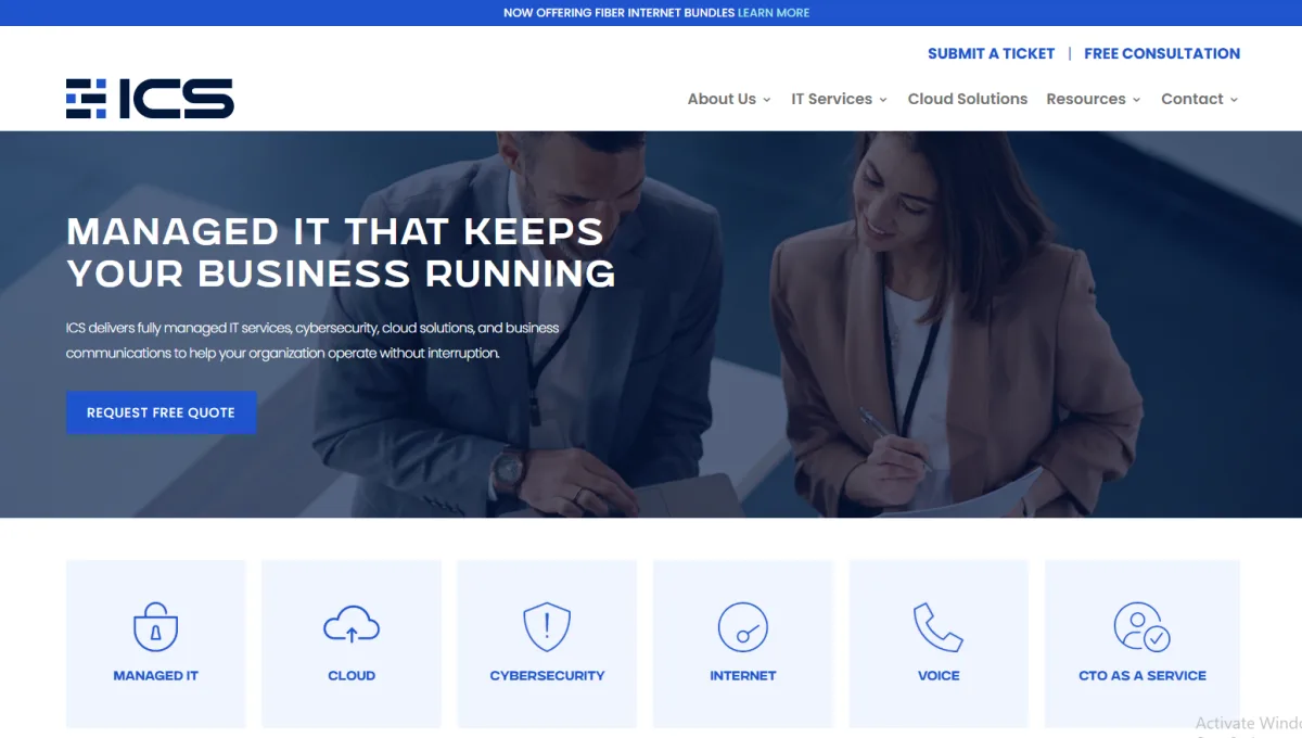 ICS Innovative Computer Solutions homepage &mdash; managed IT provider serving healthcare in Flowood and Jackson MS