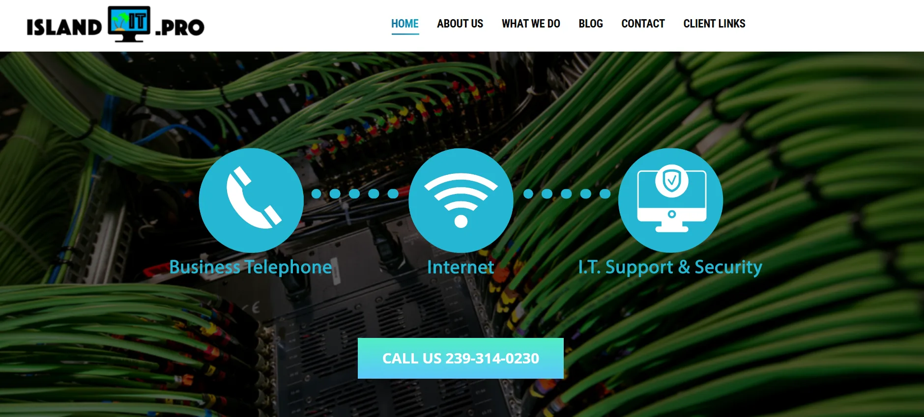 Island IT Pros homepage, Fort Myers Beach managed IT provider ranked #6 for professional services on itreviews.co with a Trust Score of 3.7/10