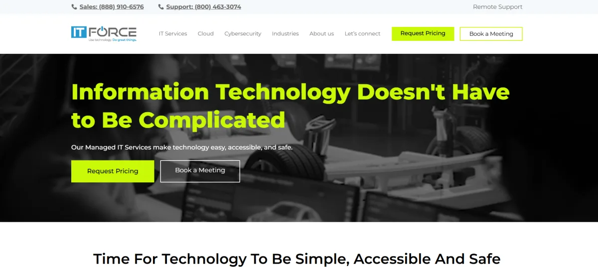 IT Force managed IT for Hamilton-area manufacturers &mdash; homepage