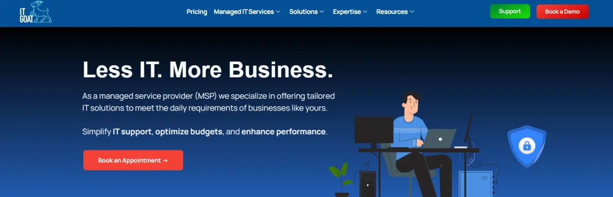 IT GOAT managed IT services for government agencies &mdash; homepage