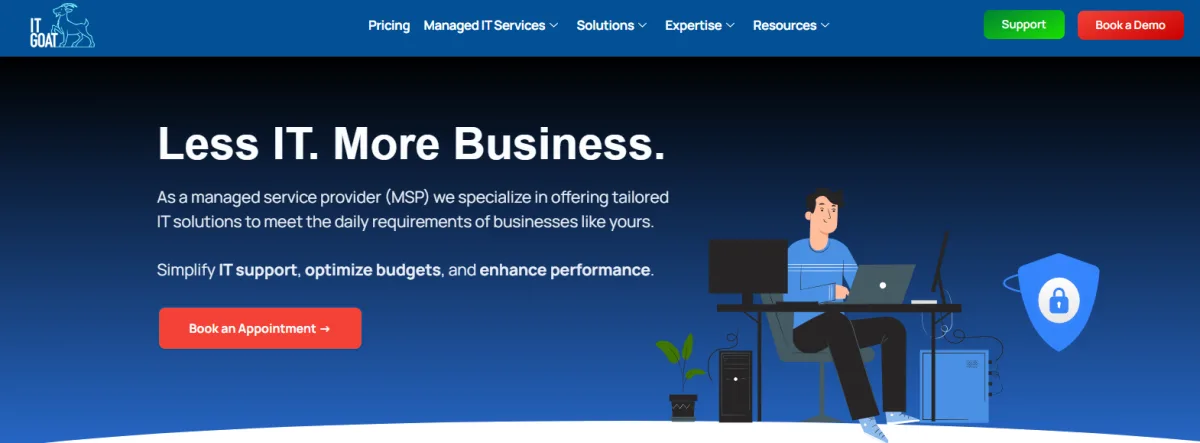 IT GOAT managed IT services Shreveport Louisiana &mdash; homepage