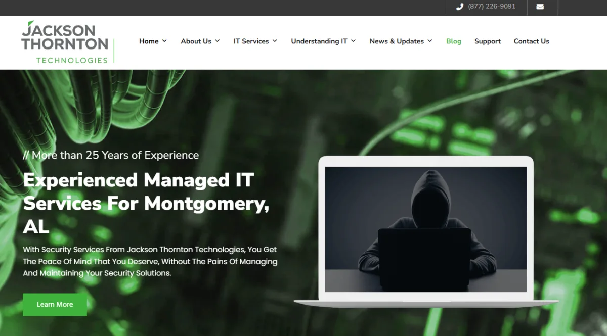Jackson Thornton Technologies managed IT healthcare Montgomery AL &mdash; homepage