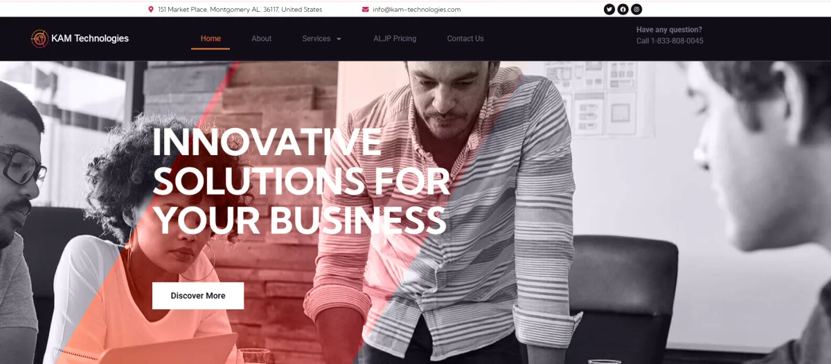 KAM Technologies managed IT and networking in Montgomery, AL &mdash; homepage