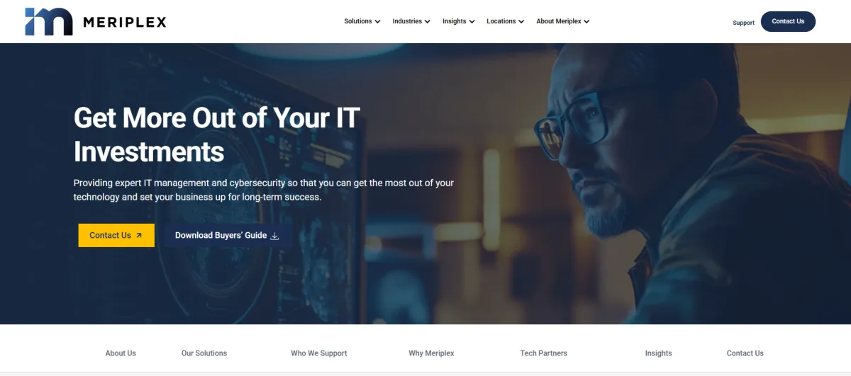 Meriplex healthcare managed IT in Huntsville, AL &mdash; homepage