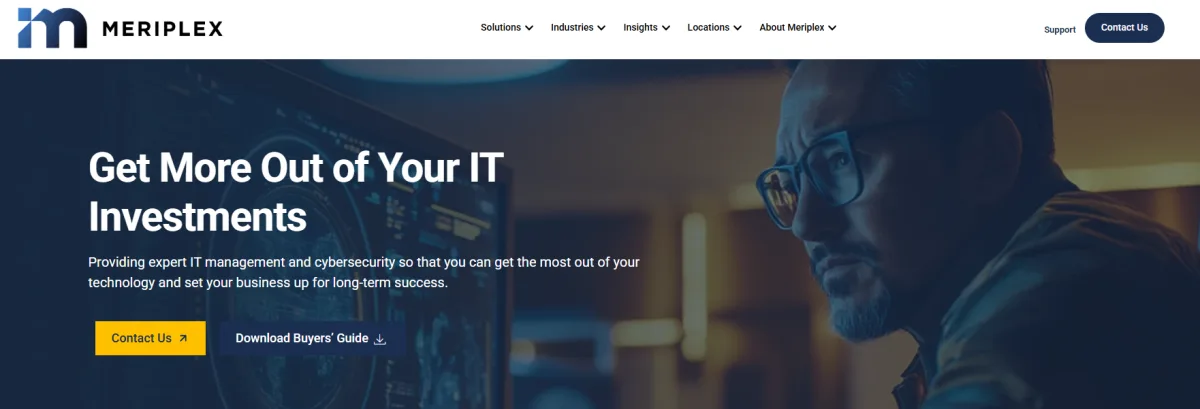 Meriplex managed IT and cybersecurity in Baton Rouge &mdash; homepage