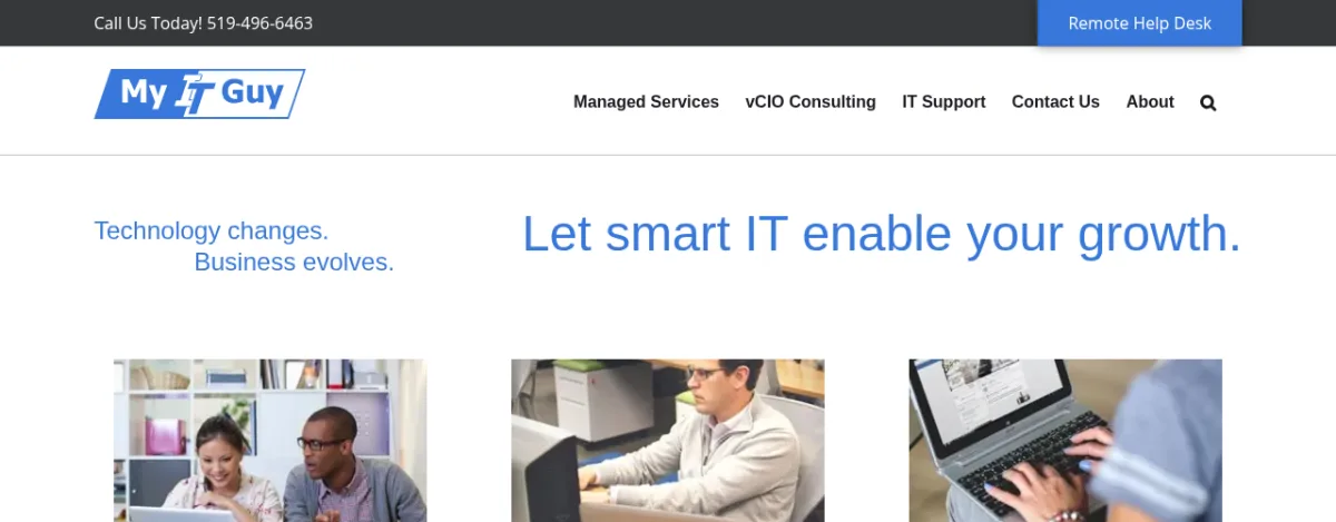 My IT Guy managed IT homepage Kitchener Ontario