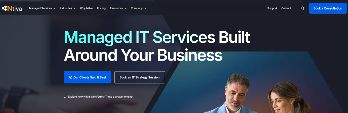 Ntiva managed IT services for professional services firms Shreveport LA &mdash; homepage