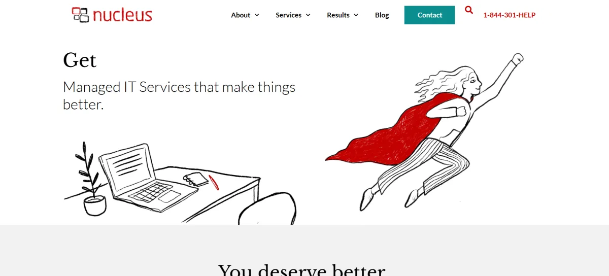 Nucleus Networks managed IT in Vancouver, BC — homepage