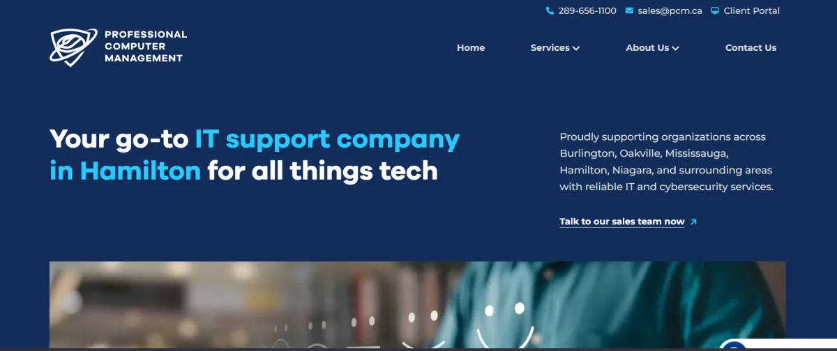 Professional Computer Management managed IT in Hamilton, Ontario &mdash; homepage