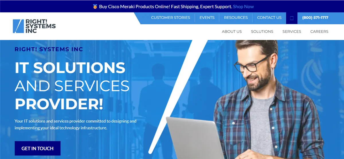 Right! Systems managed IT and data center services Lacey WA, ranked #2 with a Trust Score of 7.0/10, homepage