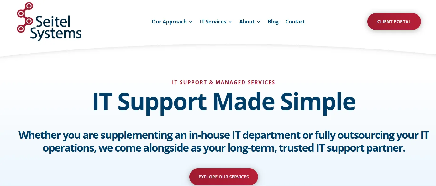 Seitel Systems IT support Tacoma Seattle Bellingham homepage