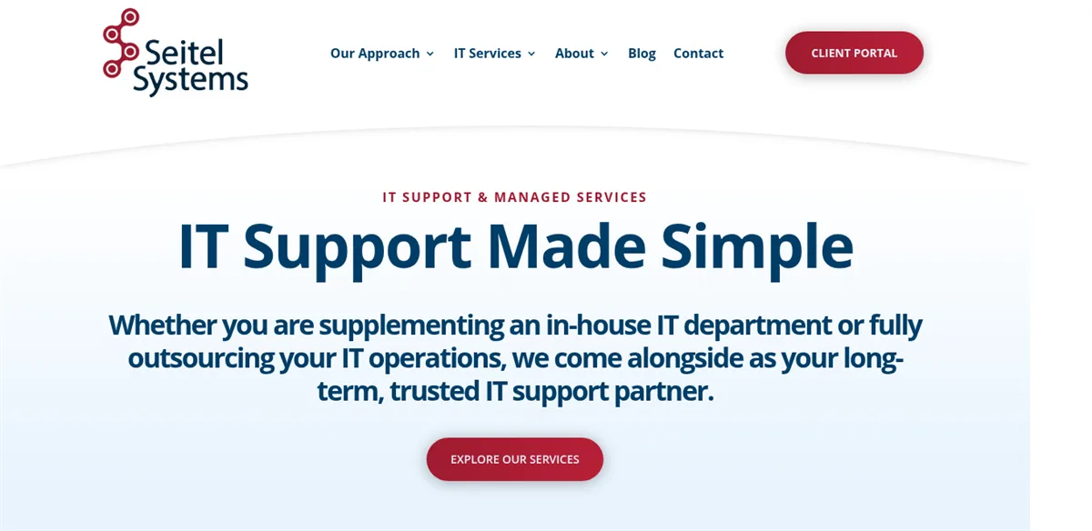 Seitel Systems IT consulting Tacoma WA, homepage