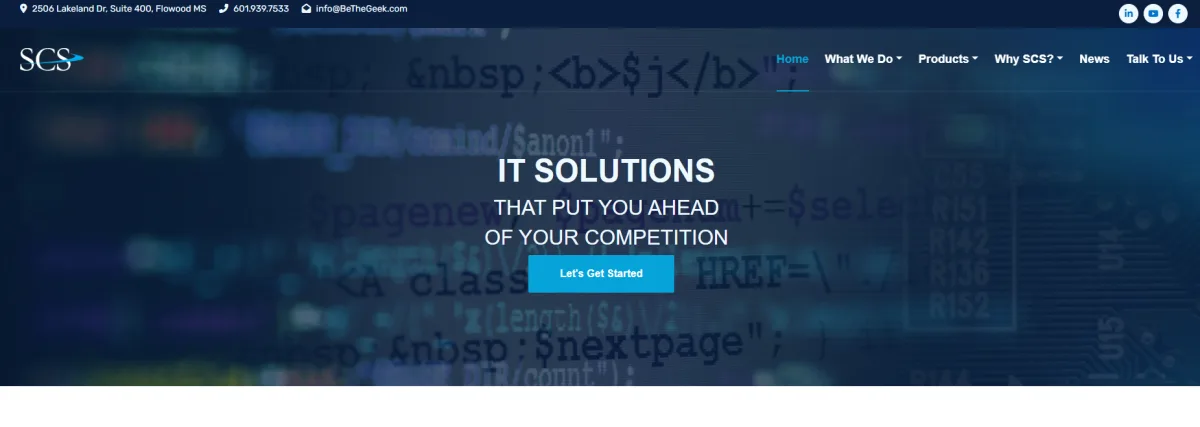 Software Consulting Services Flowood Mississippi IT managed services homepage